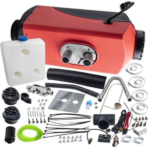 8KW 12V Diesel Air Parking Heater Knob Switch All on 1 for Motorhomes Bus Truck