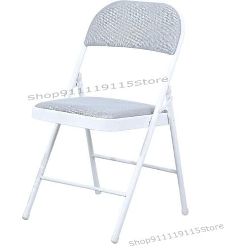 Folding Chair Household Dining Chair Back Chair Office Chair Conference Chair Training Chair Computer Chair Dormitory Chair Fold