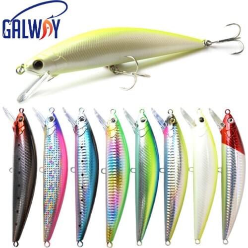 Heavy Weight Plastic Minnow 140MM 60G Fishing Lure Sinking Wobbler Minnow Depth 2m Artificial Hard Bait Fishing Tackle