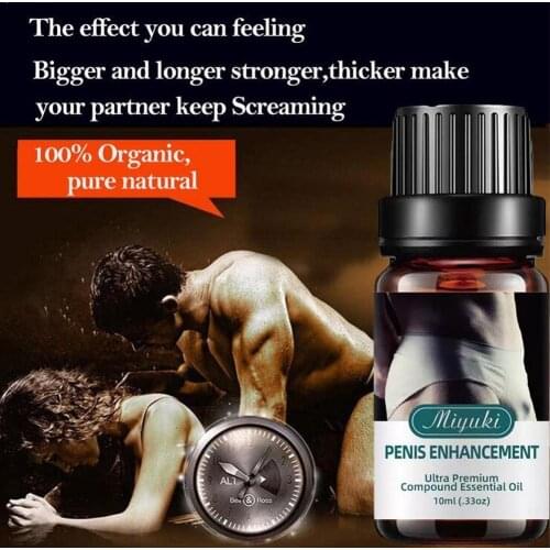 Penis Thickening Growth Man Massage Oil Cock Erection I6R0 Enlarger Bigger Enhance Essential Men Penis Health Oil Care Grow U5Z3