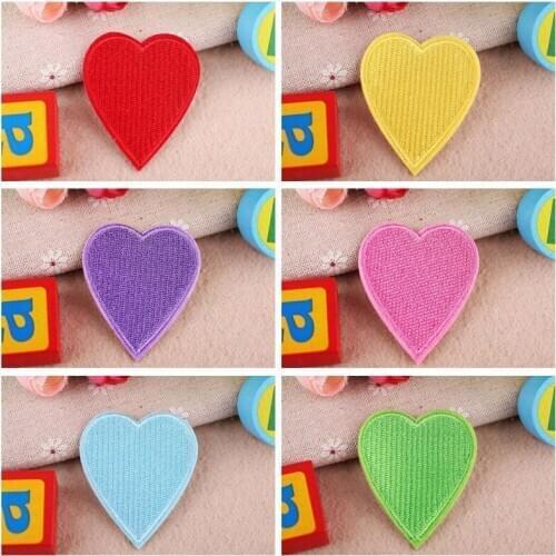 2019 high quality Embroidery Love lip print curtain Patches Iron On Stickers Umbrella Appliques Cute Patches For Stickers Badge