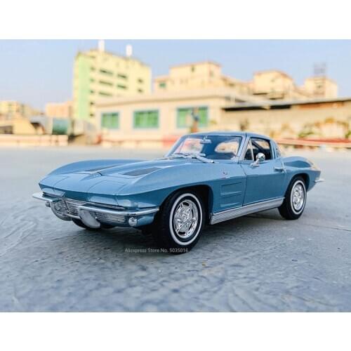WELLY 1:24 Chevrolet 1963 Corvette simulation alloy car model crafts decoration collection toy tools gift
