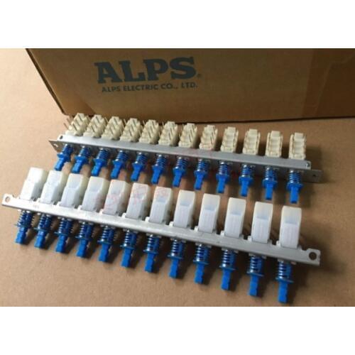 [VK] Japan ALPS 6 foot 2 knife 12 bit keys switch dual double interactive button self locking interlock interlock lock