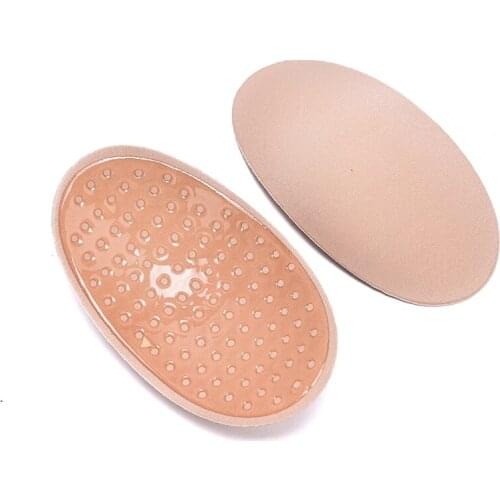 1 Pair Soft Foam Padded Shoulder Push-up Cushions Reusable Self-Adhesive Non-slip Shoulder Enhancer Clothes Sewing Accessories