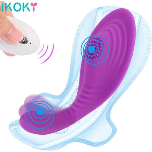 10 Speed Invisible Vibratings Clitoris Stimulator Wireless Remote Control Sex Toys for Women Wearable Panty Vibrator