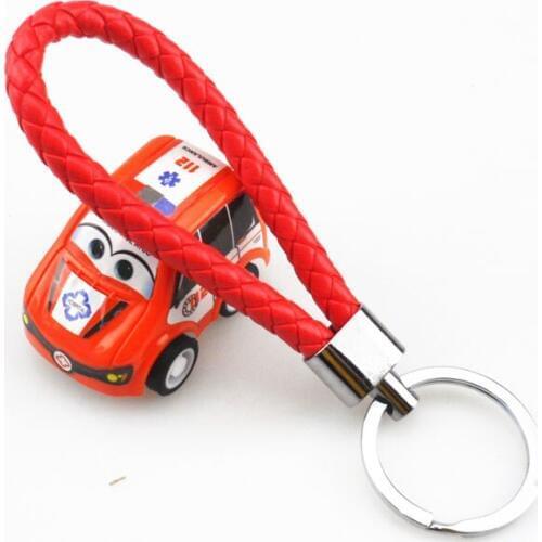 Car Hand-woven leather rope keychain gift for Volkswagen vw POLO Tiguan Passat Golf EOS Scirocco Jetta Bora Lavida Touareg