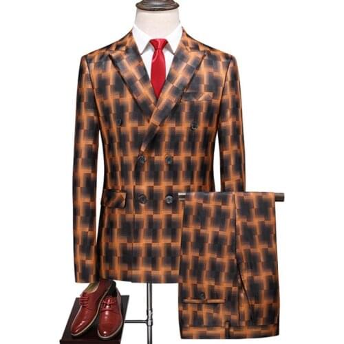 Bird's - Eye Mens Casual Suits