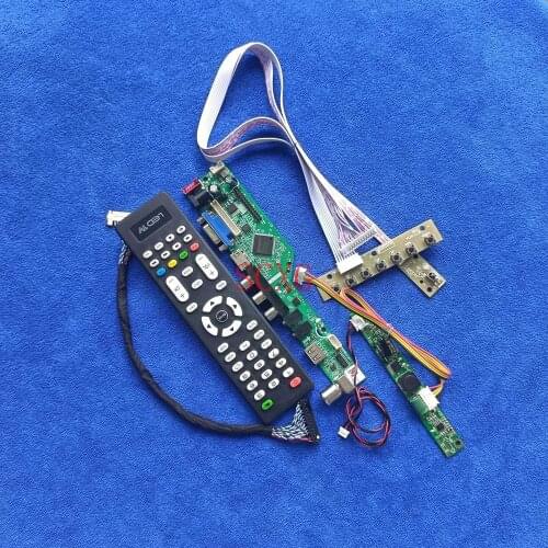 DIY Kit 1920*1080 Analog Signal LED/LCD Fit T215HVN05.0/T215HVN05.1 LVDS 30 Pin Matrix controller board VGA USB HDMI-compatible