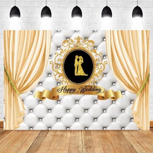 Yeele Photography Backdrop Weeding Photographic Props Golden Curtain Portrait Party Decor Background Photozone For Photo Studio