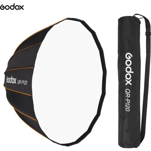 Godox Professional Parabolic Softbox 120cm Diffuser Godox Mount with Carrying Bag for Studio Photography
