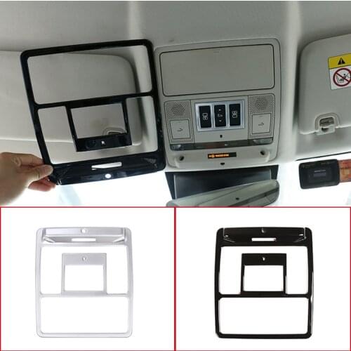 For Land Rover Discovery Sport Discovery 5 LR5 Evoque 2017-2021 ABS Chrome Car Roof Reading Lamp Frame Trim Car Accessories