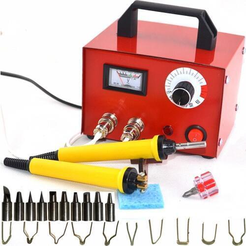 100W Multifunction pyrography machine Gourd Wooden pyrography suit 2 pyrography pen+20 Solder tip blade For Gourd,Plank,Leather
