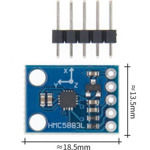 1pcs GY-273 HMC5883L Module Triple Axis Compass Magnetometer Sensor 3V-5V
