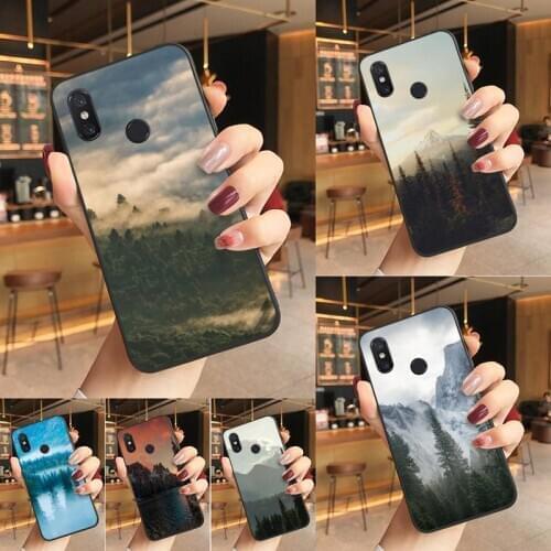 Yinuoda Mountain Forest Clouds Soft Phone Case Capa Phone Case For Redmi K20 Note 5 7 7a 6 8 Pro note 8T 9 Xiaomi Mi 8 9 SE