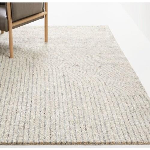 Nordic Shaggy Soft Living Room Carpet Sofa Coffee Table Anti-skid Floor Mat Home Fluffy Bedside Rug Bedroom Carpet Modern Large