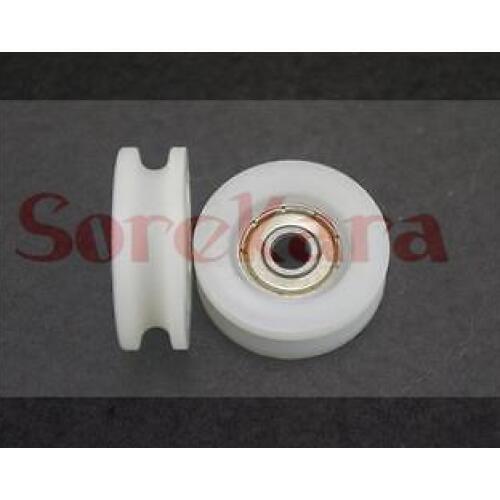 5*21*6.8mm U Groove width 3.8mm Guide Pulley Sheave Sealed Rail Bearing BU0521