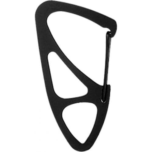 Outdoor Mini Carabiner Stainless Steel Anti-theft Spring Buckle for Camping Spring Buckle