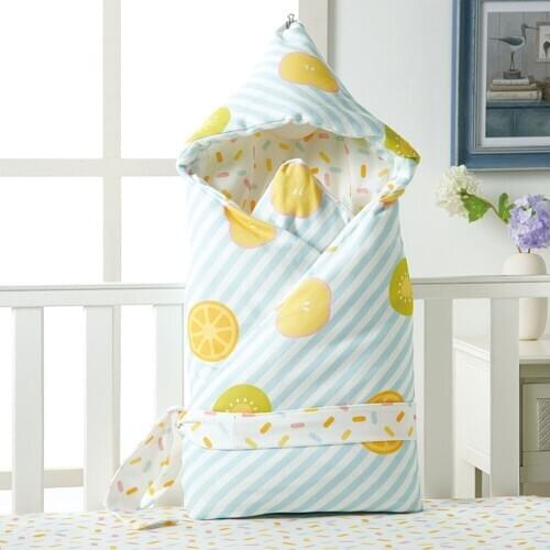 0-3 Year Cute Baby Blankets Newborn Detachable Sleeping Bag Cotton Baby Wrap Swaddle Sack Quilt Spring Swaddling Blanket 85*85Cm