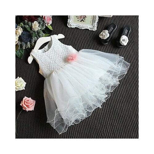 Baby Girl Gown Lace Dresses Summer Kids Flower Dress For Girls Bebes Vestido Bridesmaid Tutu Dresses Hot Sale Formal Dress