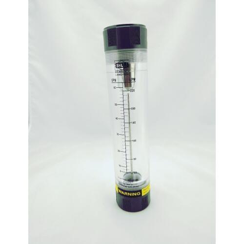 LZM-40G acrylic and stainless steel float Pipeline water liquid tube type flow meter 1-1/2"BSP female thread fitting