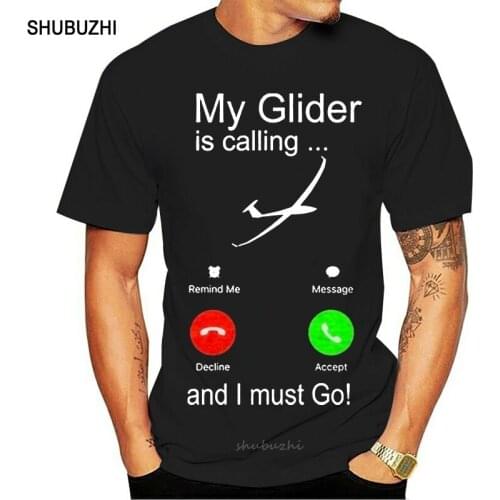 Gliding My Glider Is Calling And I Have To Go Soaring Sailplane T-Shirt 9105 Slim Fit Tee Shirt