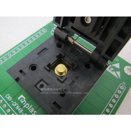 Clamshell QFN-48(56)BT-0.5-01 QFN48/DIP 7*7MM spacing 0.5mm ENPLAS IC Burning seat Adapter testing seat Test Socket test bench