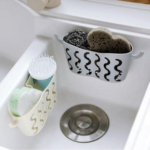Dish Cloth Rack Suction Sponge Holder Rag Storage Kitchen Bathroom Drying Rack home storage