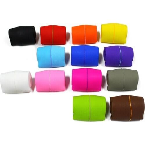 Car Universal Steering Wheel Cover Colorful Non-slip Silicone Steering Wheel Protective Sleeve Auto Interior Decoration