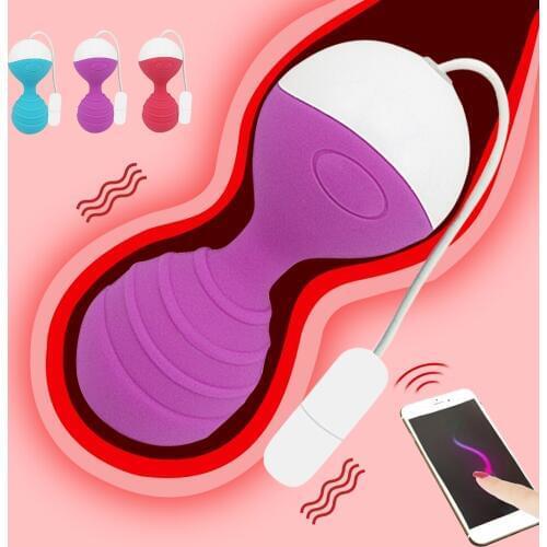 APP Control Vibrators for Women USB Rechargeable Vagina Vibrating Eggs Sex Toys for Women Kegel Ball Jumping Eggs Sex Products