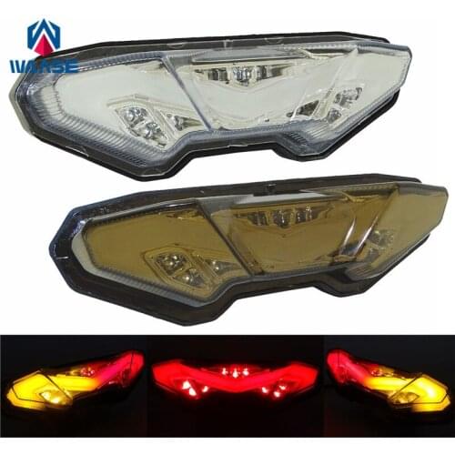 Waase For Yamaha MT10 FZ10 MT-10 FZ-10 2016 2017 2018 2019 2020 Rear Tail Light Brake Turn Signals Integrated LED Light