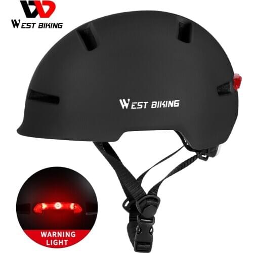 WEST BIKING Cycling Helmets For Men Ultralight Breathable Adult Helmet With LED Light Climbing Sport MTB Road Bike Helmet Women