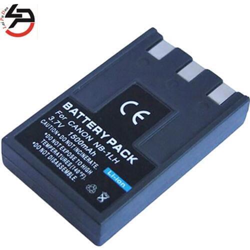 Laipuduo 1500mah 3.7v Replacement Camera Battery for Canon For Canon NB-1L NB-1LH Digital 200 Digital 300a For PowerShot S100