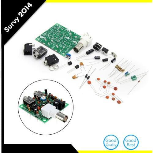 1Set QRP Pixie Kit 40M CW Ham Radio Shortwave Transmitter Receivers Module Radio Diy Kits 7.023MHz-7.026MHz 5x5cm