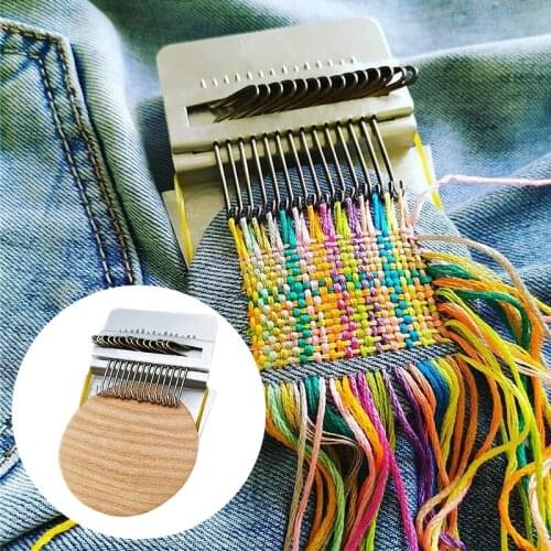 1pcs New 10/14/28 Crochets Sewing Needles Small Frame Speed Weve Fabric Type Repair Tool Kit Household Tool Easy To Carry