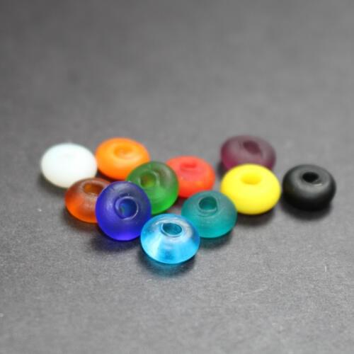 30Pieces /lot 8mm*4mm Handmade Lampwork glass beads Abacus beads Multi-color for jewelry &DIY