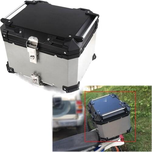 36L 45L Motorcycle Modified Tail Box Aluminum Alloy Quickly Disassembled Anti-falling Electric Vehicle General-purpose Trunk