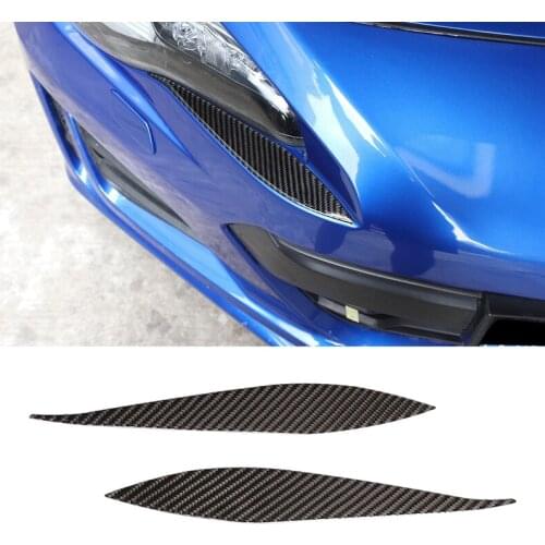 For Toyota 86 Subaru BRZ 2016-2020 Car Headlights Eyebrow Eyelid Trim Cover Sticker Refitting Car Styling