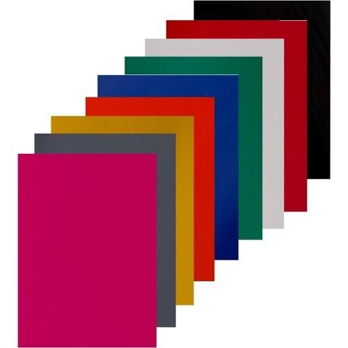 HOHOFILM 10colors A4 Bundle PU Heat Transfer Vinyl HTV Paper Cutting Film Heat Press VinylT-shirt Vinyl Iron on vinyl DIY