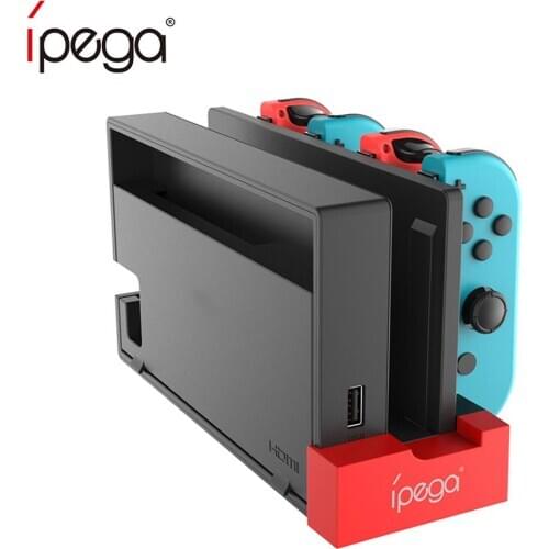 IPega PG-9186 Game Controller Charger Charging Dock Stand Station Holder for Nintendo Switch Game Console with Indicator