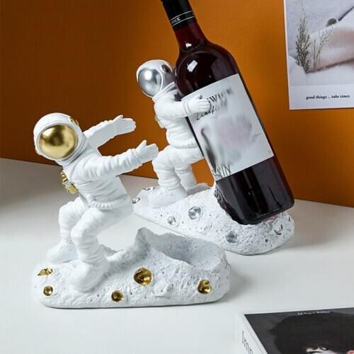 Classic cartoon people home living room decoration wine rack kitchen bottle storage holder