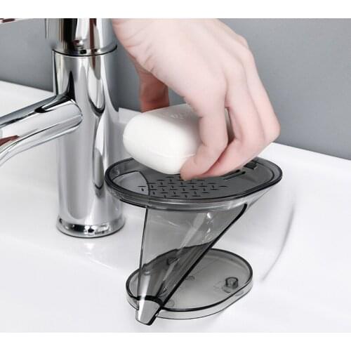 Creative Japanese Soap Box Automatic Draining Soap Box Bathroom Storage Rack Household Soap Storage Rack Bathroom Accessories