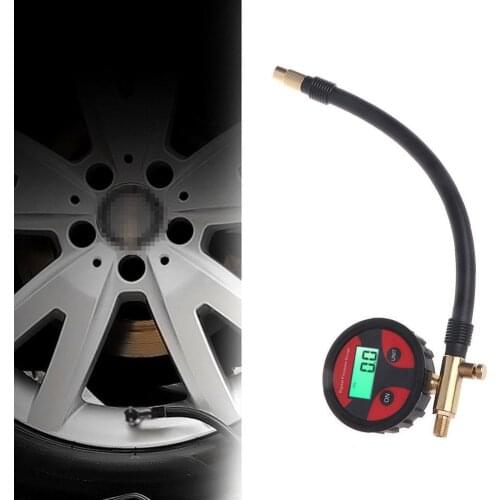 Digital Tyre Tire Pressure Gauge LCD Motorcycle Car Truck Deflation Manometer for Car Electronics Alarm Systems Security tool
