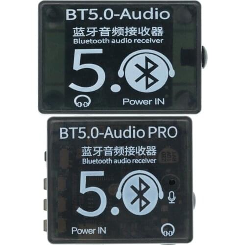 Mini Bluetooth 5.0 Decoder Board Audio Receiver BT5.0 PRO MP3 Lossless Player Wireless Stereo Music Amplifier Module With Case
