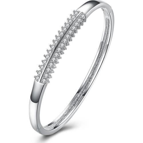 925 Sterling Silver Fashion popular bracelet Bangles High Fashion Jewelry Best Gift SPCB257