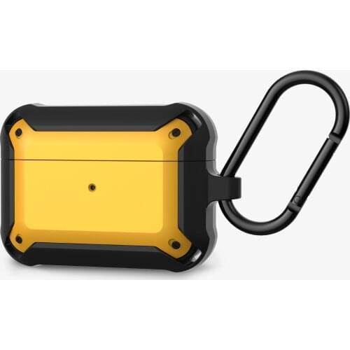 Soft Cover For Apple Airpods pro Case TPU PC Anti-fall Cover For AirPods 2 3 Accessories Wireless Earphone Case With Keychain