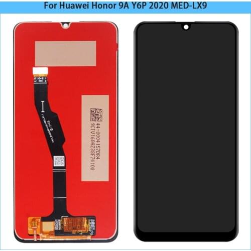 New 6.3 inch Original For Huawei Honor 9A Y6P 2020 MED-LX9 MED-LX9N LCD Display Touch Screen Digitizer Assembly Replacement