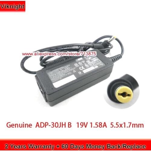 Genuine PA-1300-04 ADP-30JH B 19V 1.58A AC Adapter for Acer Aspire One ZG5 ZG8 NETBOOK KAV60 S200HL Laptop