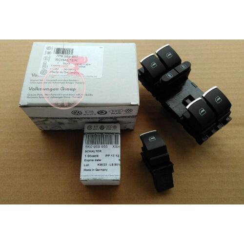 Touareg Sharp levelers switch The door glass levelers switch assembly (Left or right back door )