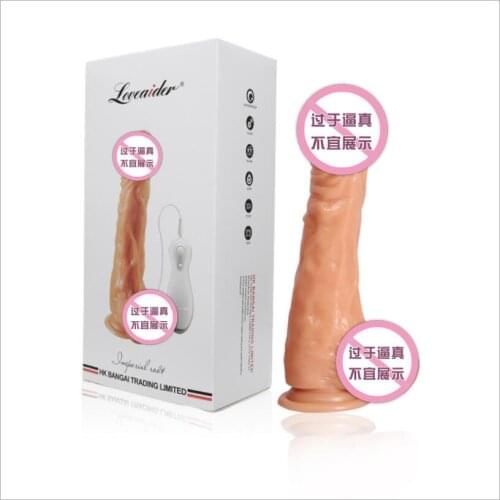 Silicon Penis Wireless Remote Control Telescopic Realistic Dildo Vibrator G spot masturbator Sex Toys for Woman S0376