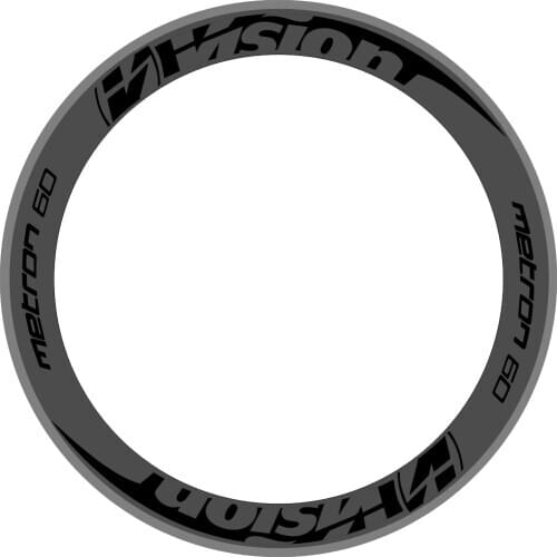 For 60mm Rims Bike Bicycle MENTRON 60 Wheel Stickers Reflective Waterproof Rims Decals Stickers Bicycle Bike TWO WHEELS